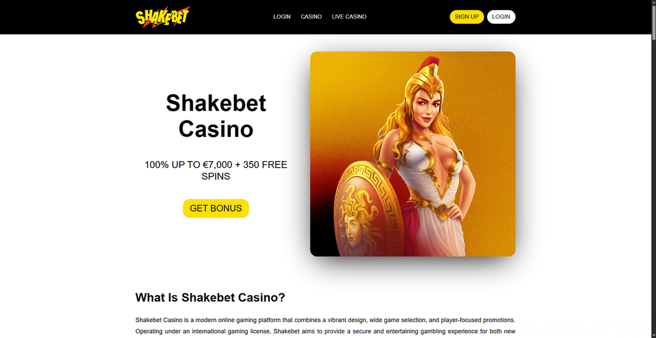 Shakebet Casino – Recenzja i Opinie 2026 Casino